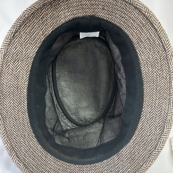 BILLABONG Brown Tweed Bucket Hat Wool Blend Size M/L - Picture 4 of 6